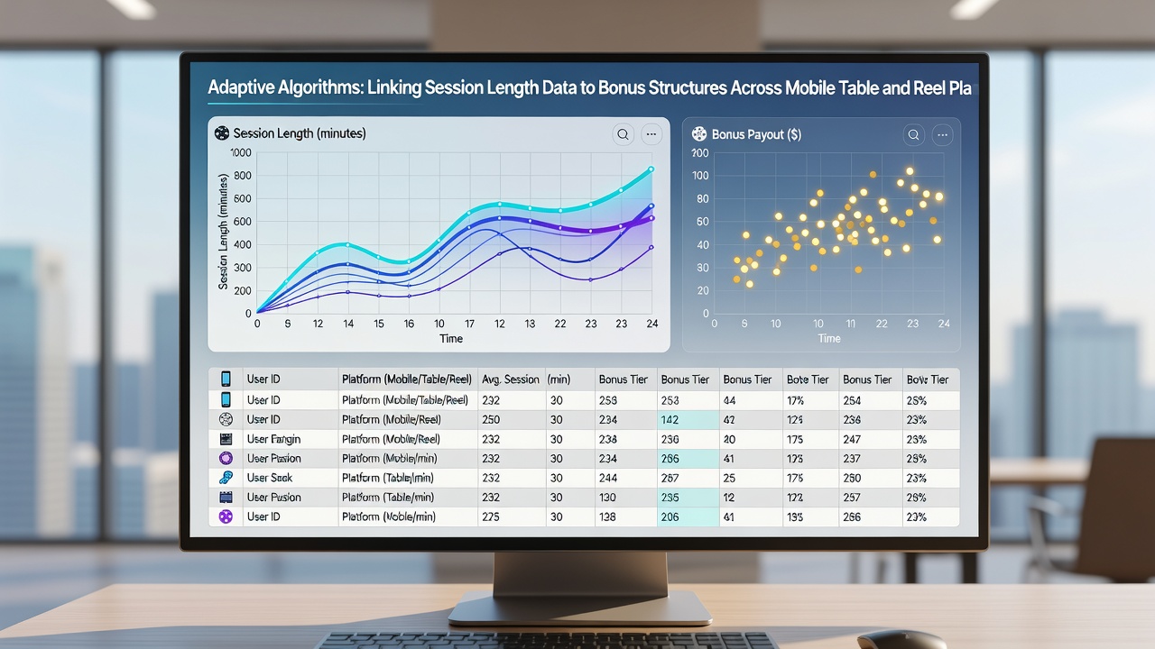 Visualisierung von Bonusanpassungen durch Sitzungsdaten in mobilen Tisch- und Reel-Spielen