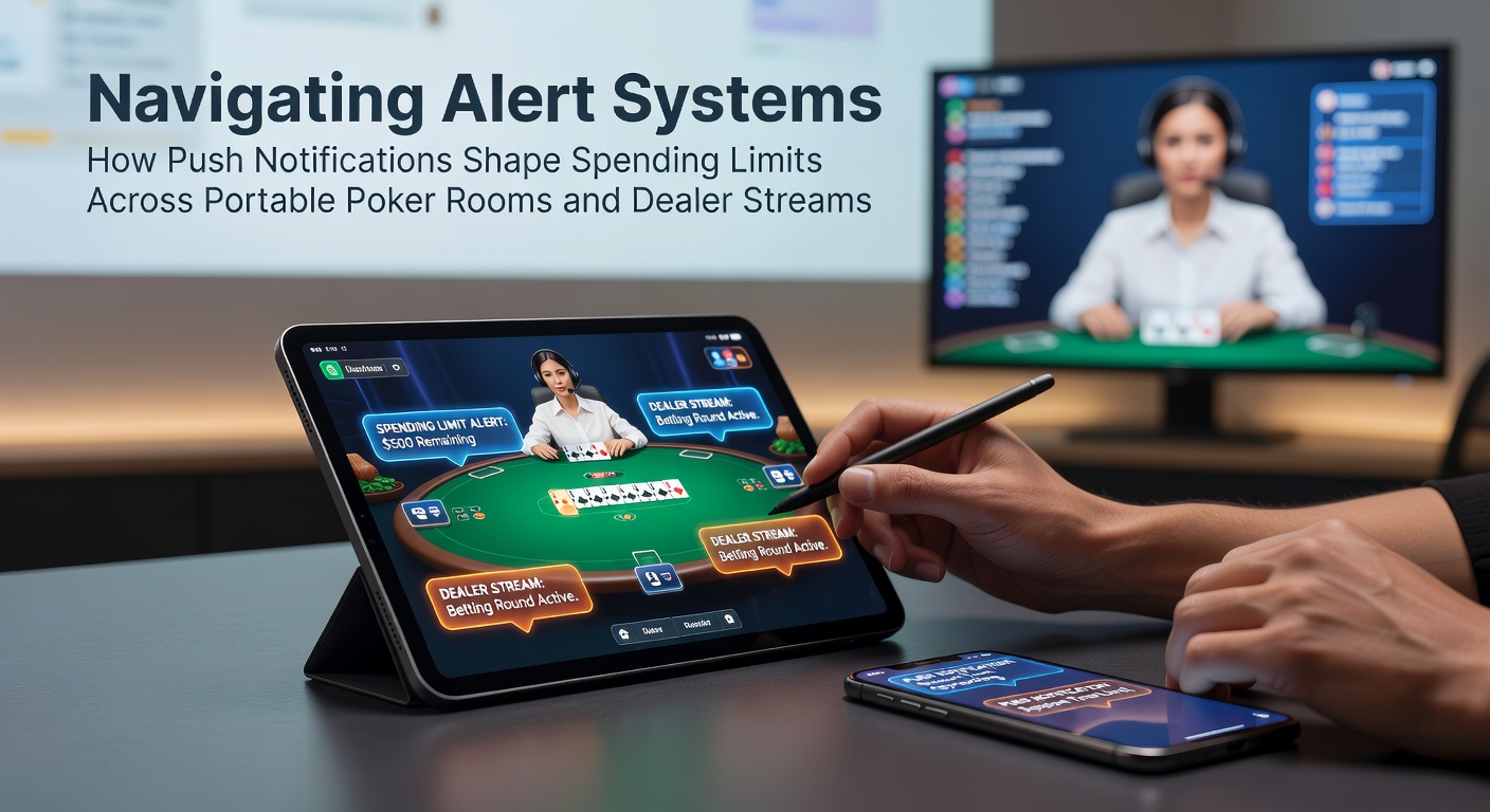 Push-Benachrichtigungen beeinflussen Ausgabenlimits in mobilen Poker-Apps und Live-Dealer-Streams
