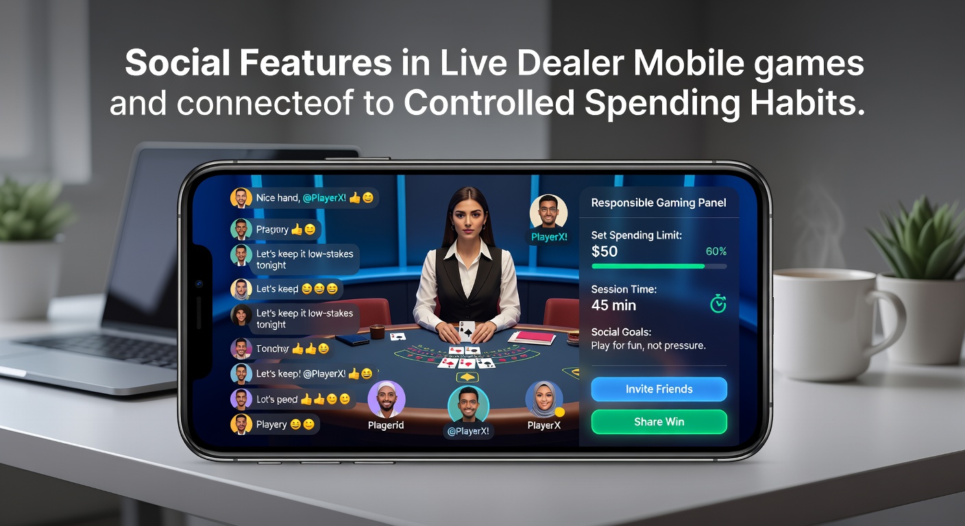 Soziale Interaktionen in mobilen Live-Dealer-Spielen zeigen Chat-Funktionen und Gruppenaktivitäten auf mobilen Geräten